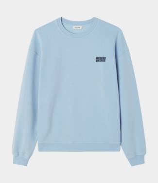 American Vintage Plizzy sweat azurin vintage
