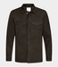 Profuomo Profuomo Overshirt ls suede dark brown PPXF30050B