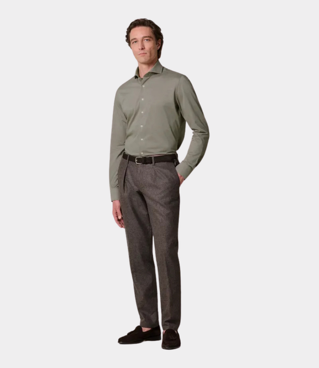Profuomo Profuomo Shirt ls brown PPXH30020B