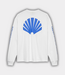 New Amsterdam New Amsterdam logo longsleeve white /cobalt 2602107002