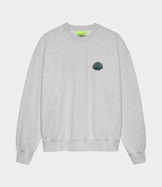 New Amsterdam logo crewneck ash/ bottle green