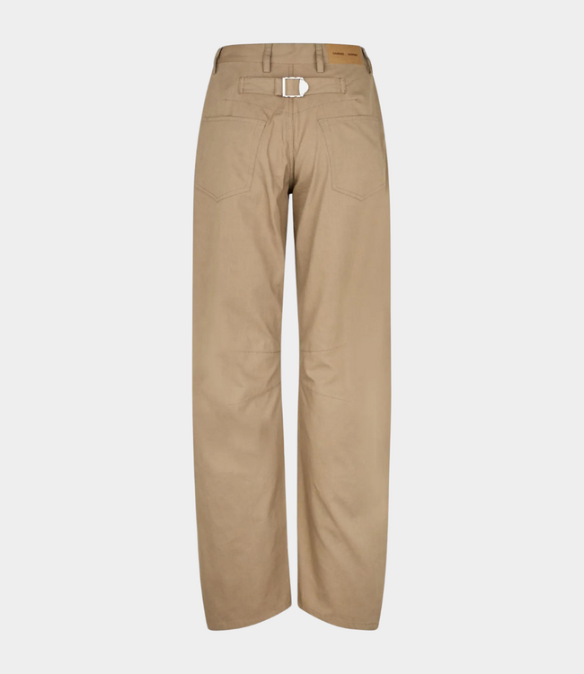 Samsoe Samsoe Samsoe Samsoe saharpo trousers 16179 lead gray F26300170-171118TCX