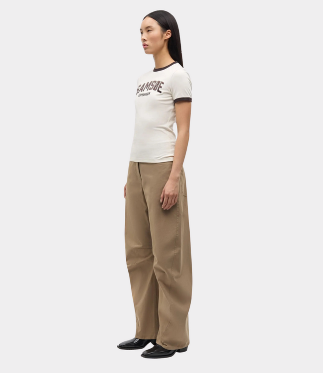 Samsoe Samsoe Samsoe Samsoe saharpo trousers 16179 lead gray F26300170-171118TCX