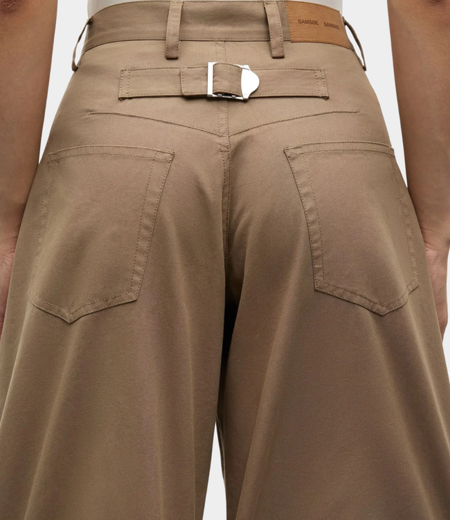 Samsoe Samsoe Samsoe Samsoe saharpo trousers 16179 lead gray F26300170-171118TCX