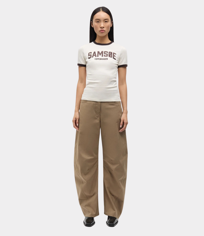 Samsoe Samsoe Samsoe Samsoe saharpo trousers 16179 lead gray F26300170-171118TCX