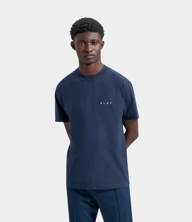 Olaf Olaf Face tee navy M990104-NAYV