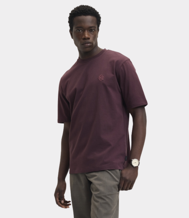 Goodpeople Goodpeople Tommy tee bordeaux 26020900-6500