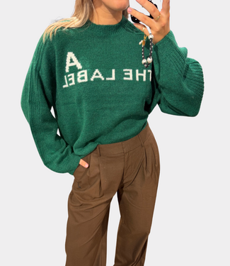 Alix the Label Pullover mid green