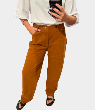 Alix the Label Suede pant cognac