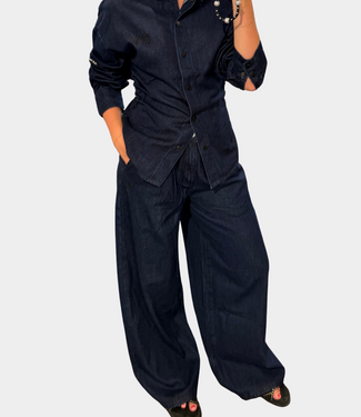 Alix the Label Wide leg denim pant indigo