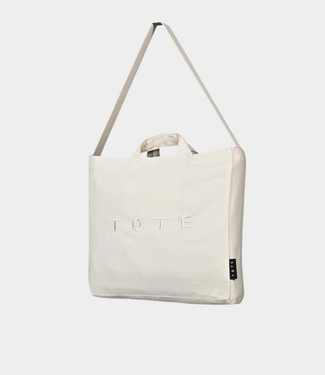 TOTE bag stitched off white