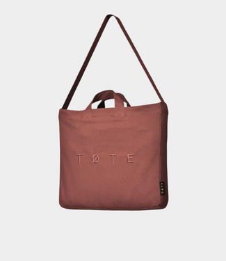 TOTE bag stitched terracotta