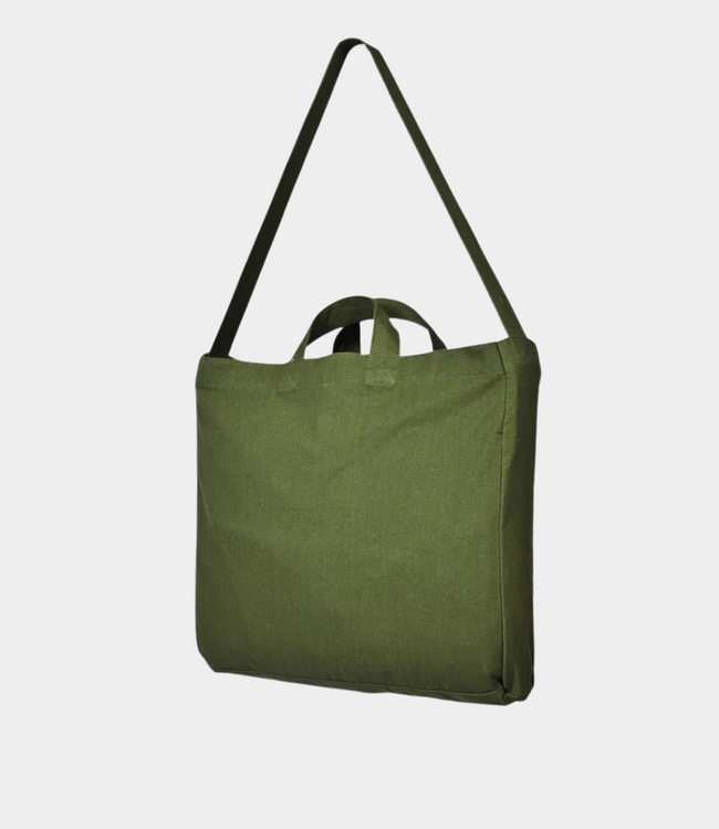 TOTE TOTE Tote bag stitched khaki green TOT-KHK-STCEU