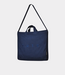 TOTE TOTE Tote bag stitched navy blue DBAD5-XV499002EU