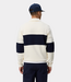 Les Deux zipper rugby sweatshirt ivory