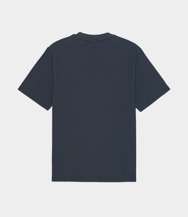 Les Deux Les Deux signature waffle t-shirt india ink blue 1002298-424