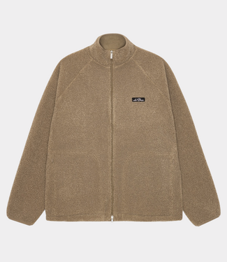 Les Deux patch teddy jacket caribou