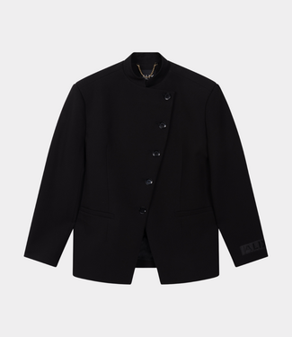 Alix the Label Logo quilted jacket black