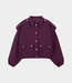 Alix the Label Pockets jacket aubergine