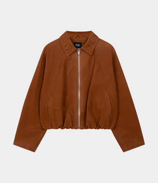 Alix the Label Faux suede ballon jacket cognac