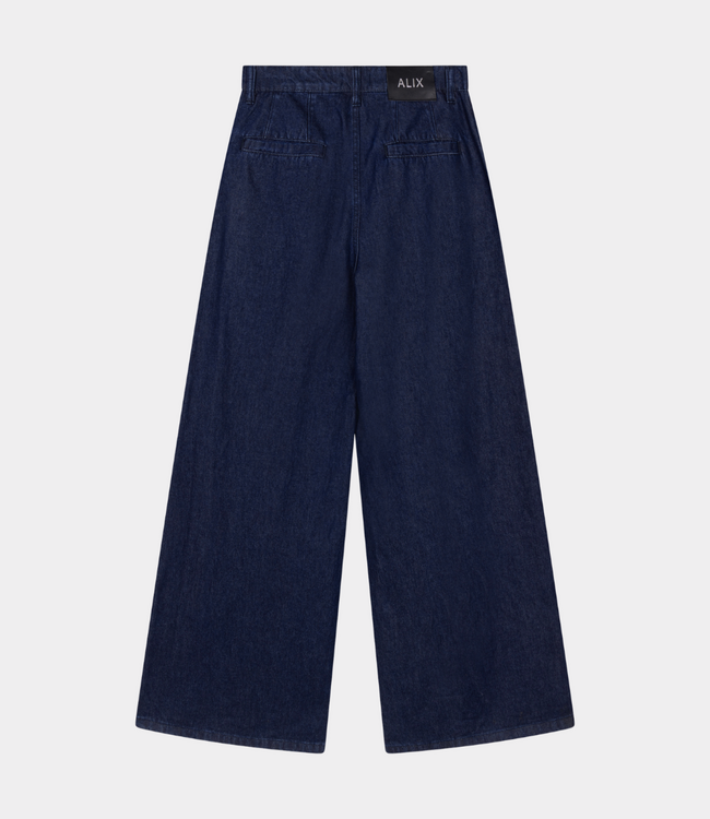 Alix the Label Wide leg denim pant indigo