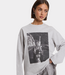 Alix the Label Photo longsleeve tee soft grey mel