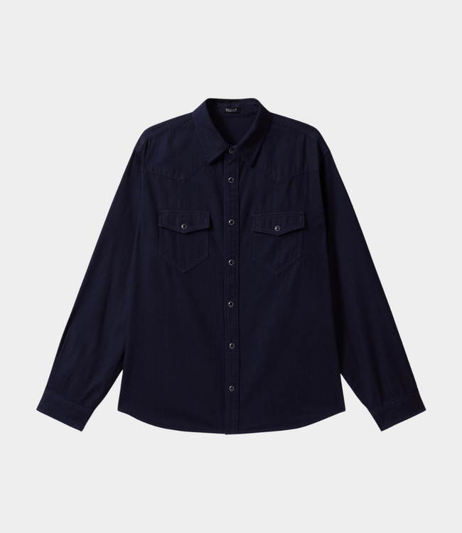 Denham Ranch shirt indigo