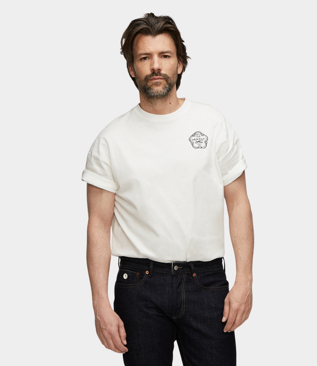 Denham Denham Roots tee ss white 01-26-07-52-518