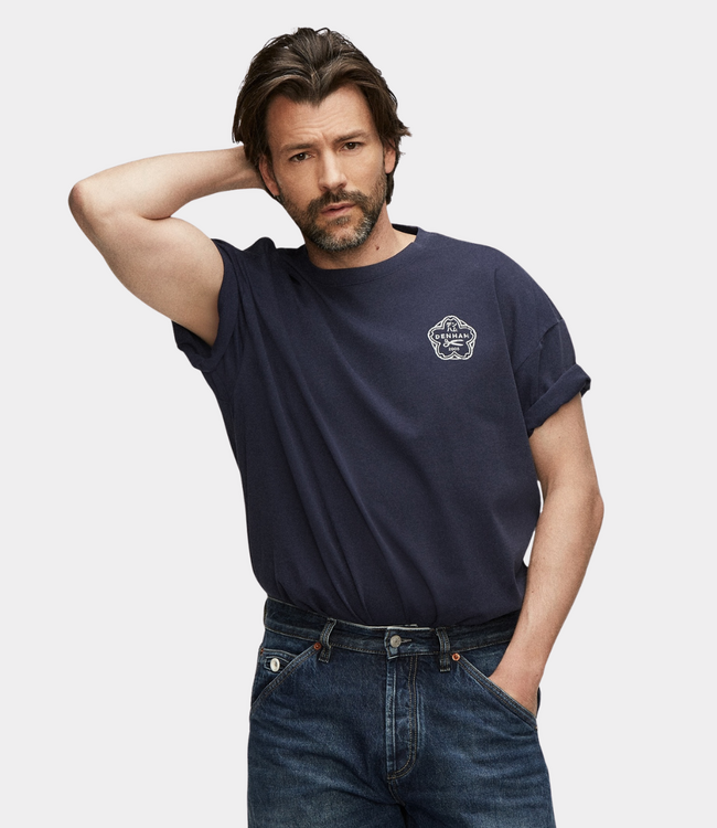 Denham Denham Sake tee ss dark blue 01-26-07-52-512