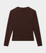 Alix the Label Rib longsleeve tee warm brown