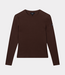 Alix the Label Rib longsleeve tee warm brown