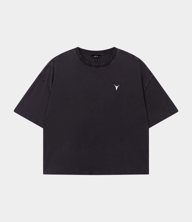 Alix the Label Tour tee charcoal grey