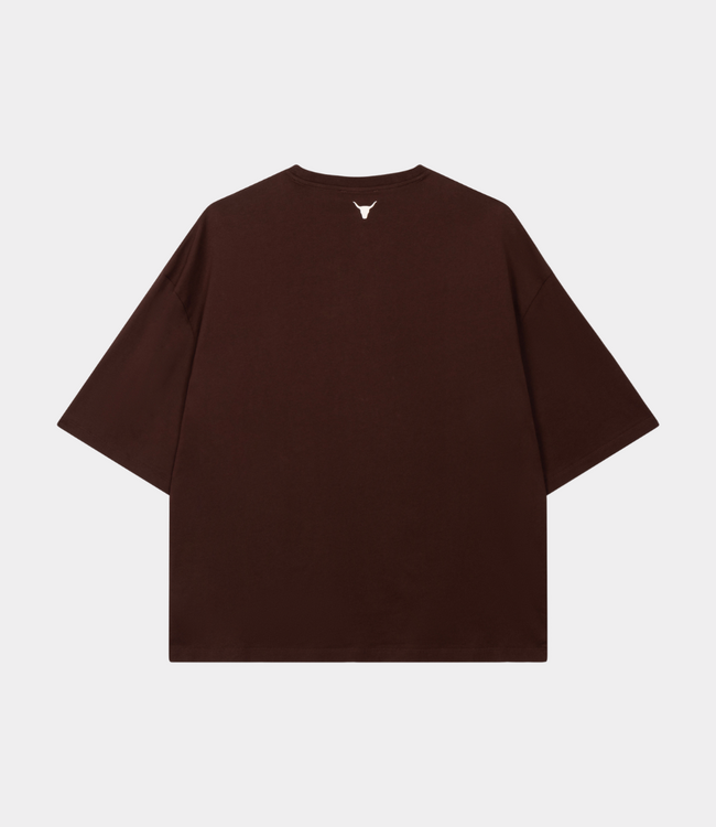 Alix the Label Oversized tee warm brown