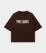 Alix the Label Oversized tee warm brown
