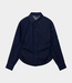 Alix the Label Fitted waist denim blouse indigo