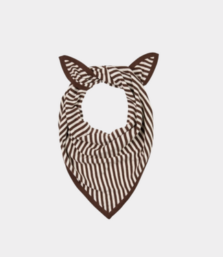 Catwalk Junkie striped triangle scarf rocky road