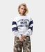 Catwalk Junkie Catwalk Junkie sporty graphic sweater light grey melange 2603020606-153