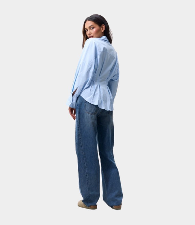Catwalk Junkie Catwalk Junkie blouse with waist pleats air 2603021605-326