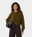 Gestuz Gestuz gzdebbie short cardigan plantation melange 10911515-1808321