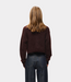 Gestuz Gestuz gzdebbie short cardigan plum melange 10911515-104687