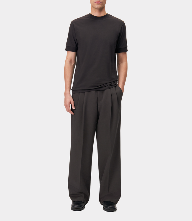 Drykorn Drykorn anton tee chocolate brown 520062-1116