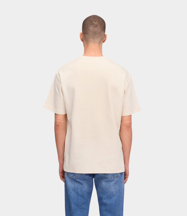 NN.07 NN.07 nat ss logo tee ivory 2513457250-016