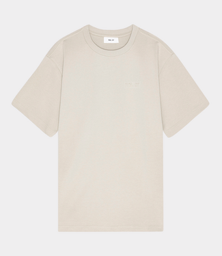 NN.07 nat ss logo tee ivory