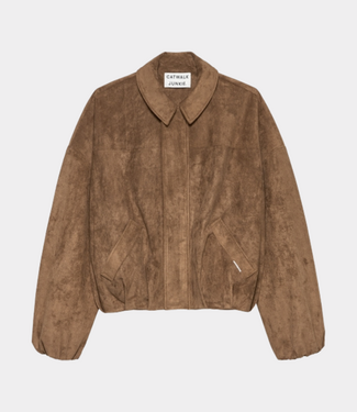 Catwalk Junkie faux suede jacket canyon clay