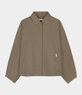 Catwalk Junkie check cape jacket mountain view