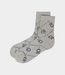 10Days socks all-over monogram light grey melee