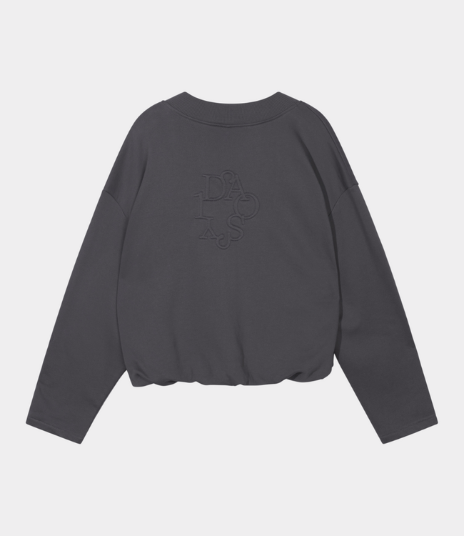 10Days 10Days v-neck balloon sweater steel blue 20-821-6203-1335