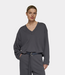 10Days 10Days v-neck balloon sweater steel blue 20-821-6203-1335