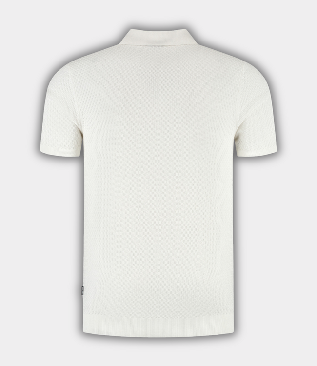 Saint Steve ezra-s polo ss white