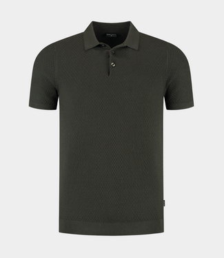 Saint Steve ezra-s polo ss rosin green